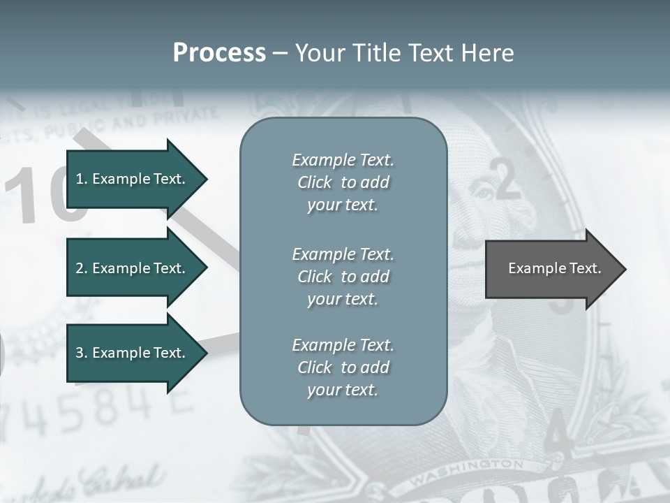 Aircraft Blue Stress PowerPoint Template