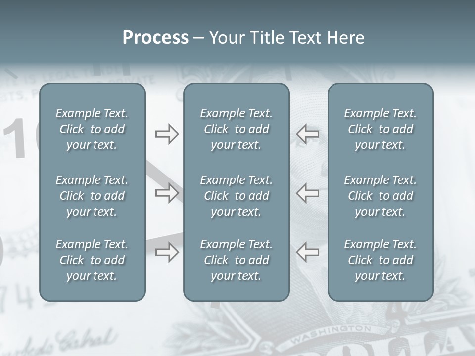 Aircraft Blue Stress PowerPoint Template