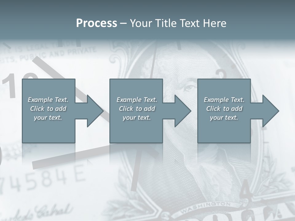 Aircraft Blue Stress PowerPoint Template