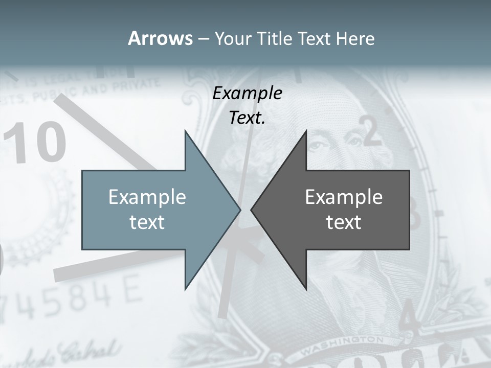Aircraft Blue Stress PowerPoint Template