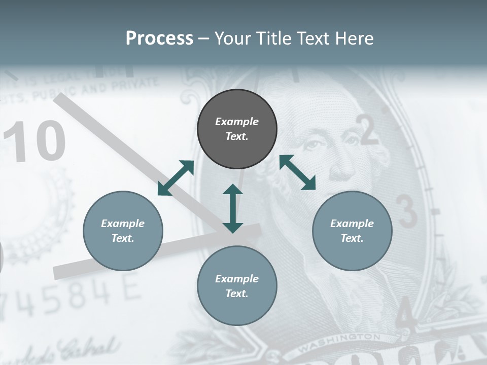 Aircraft Blue Stress PowerPoint Template