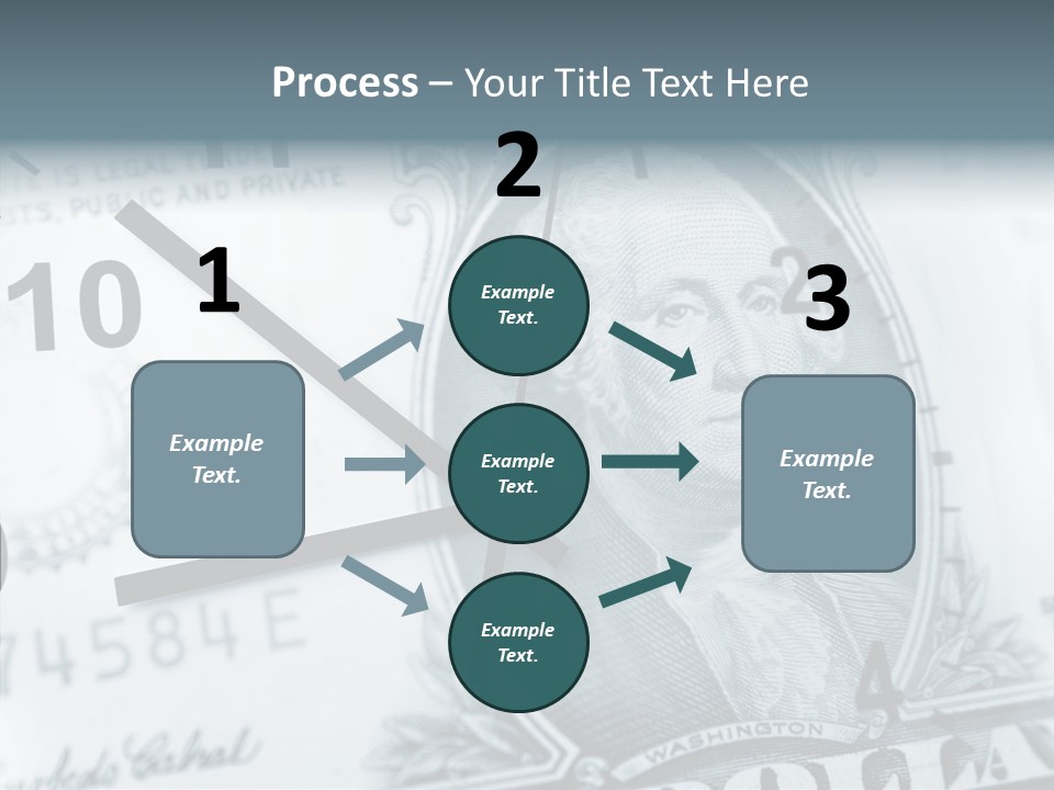 Aircraft Blue Stress PowerPoint Template