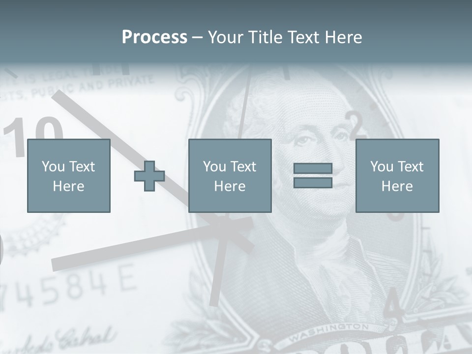Aircraft Blue Stress PowerPoint Template