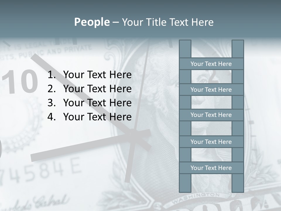 Aircraft Blue Stress PowerPoint Template