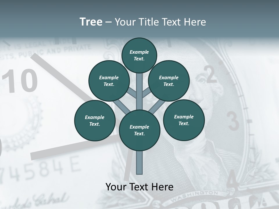 Aircraft Blue Stress PowerPoint Template