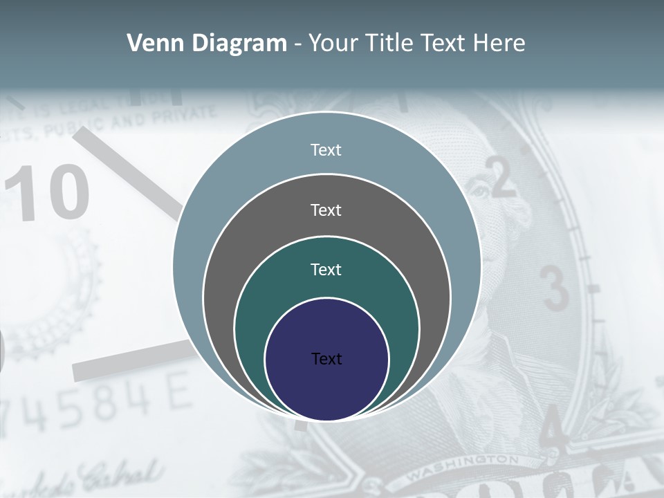 Aircraft Blue Stress PowerPoint Template