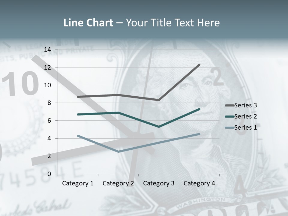 Aircraft Blue Stress PowerPoint Template