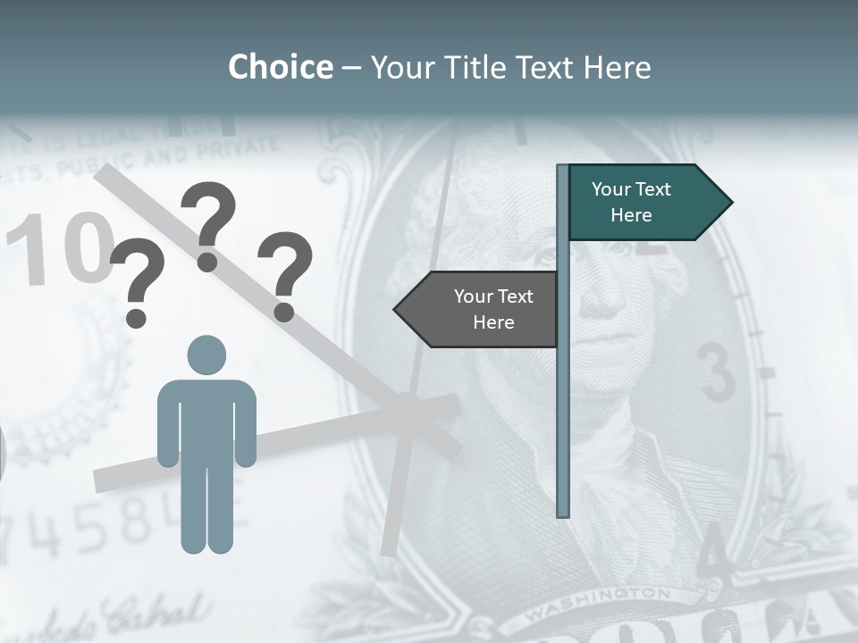 Aircraft Blue Stress PowerPoint Template
