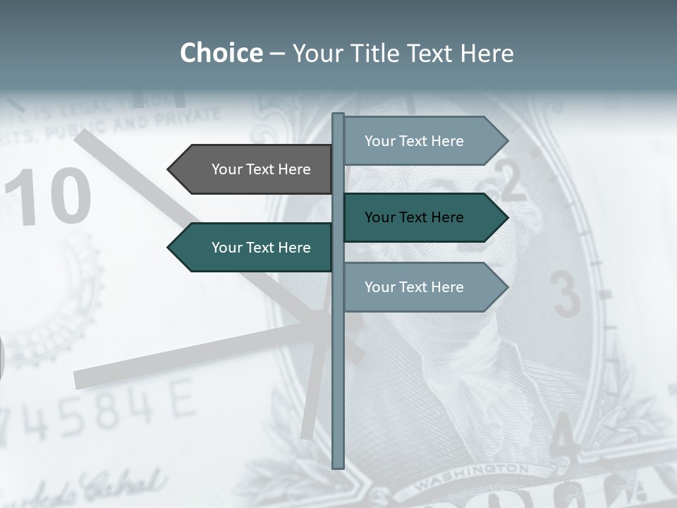 Aircraft Blue Stress PowerPoint Template