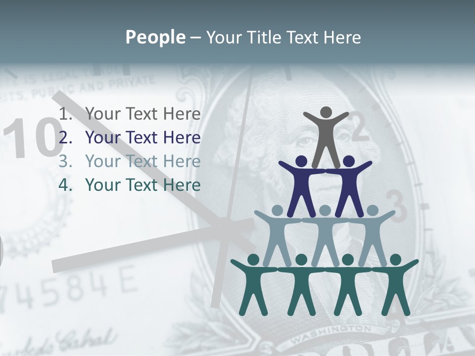 Aircraft Blue Stress PowerPoint Template