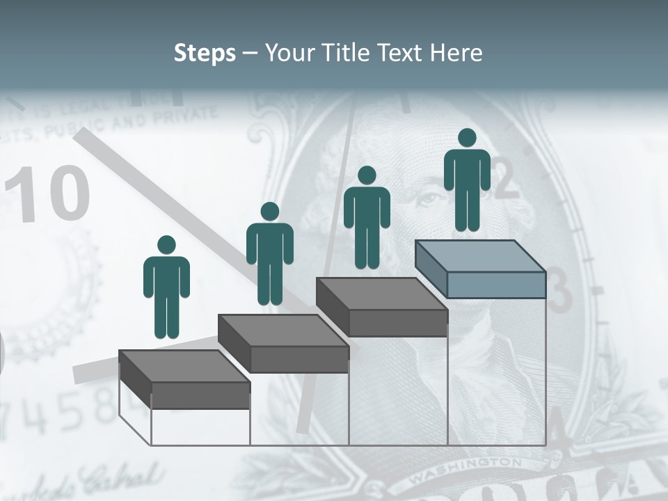 Aircraft Blue Stress PowerPoint Template