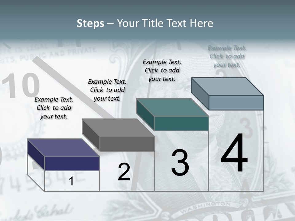 Aircraft Blue Stress PowerPoint Template