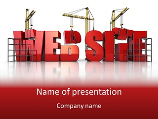 Internet Tower Built PowerPoint Template