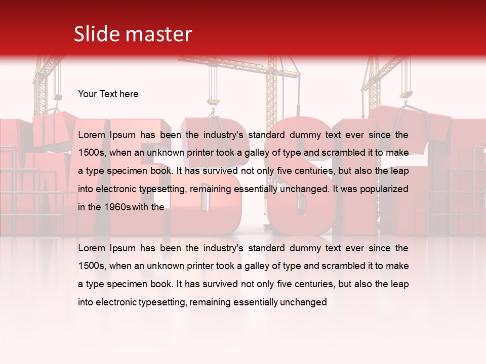 Internet Tower Built PowerPoint Template