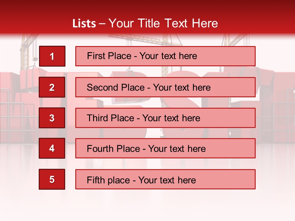Internet Tower Built PowerPoint Template