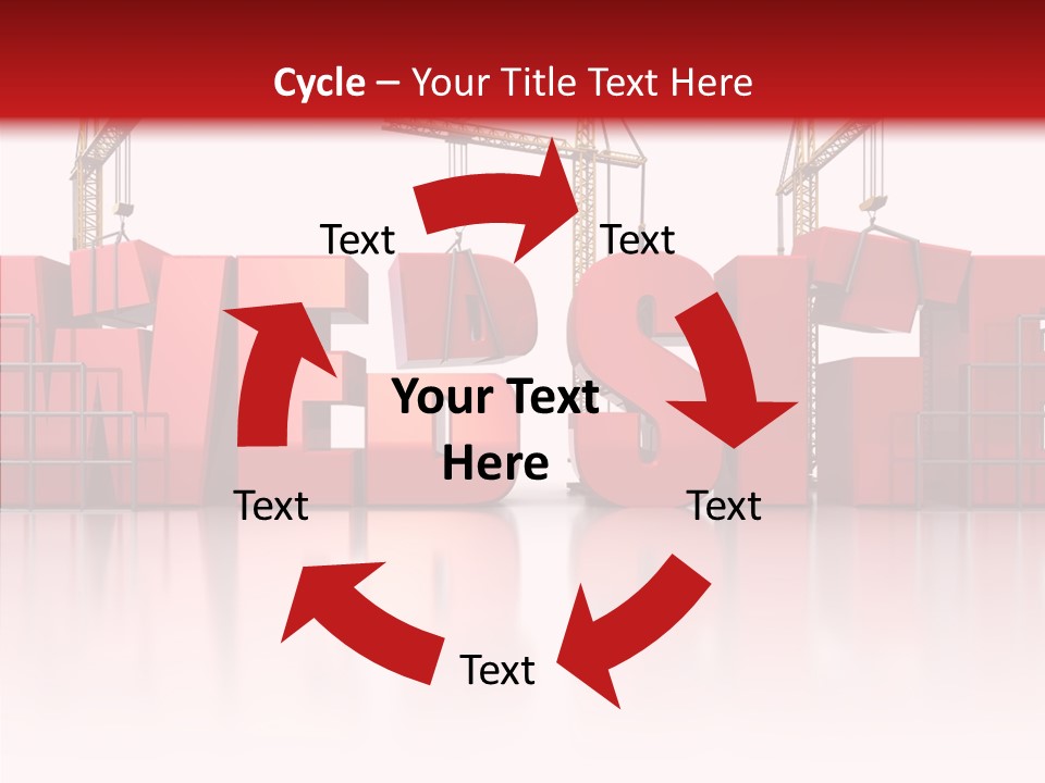 Internet Tower Built PowerPoint Template
