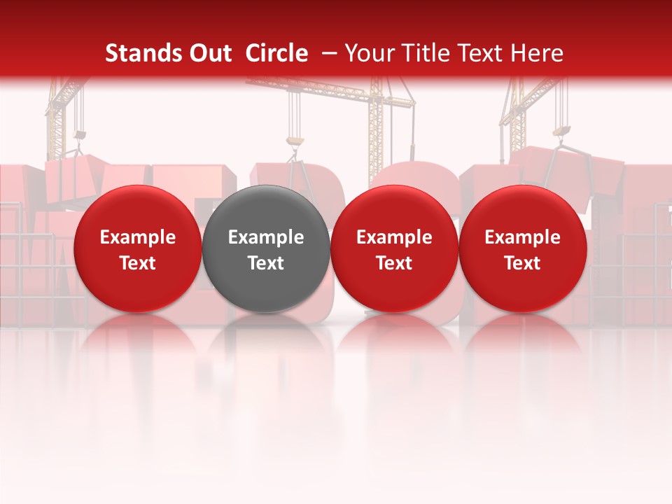 Internet Tower Built PowerPoint Template