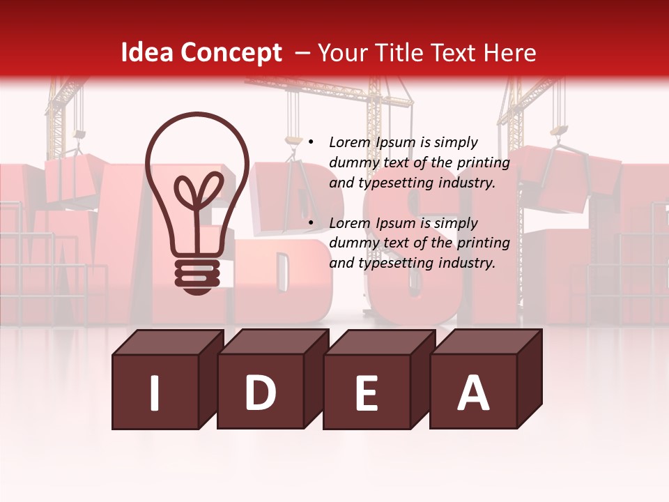 Internet Tower Built PowerPoint Template