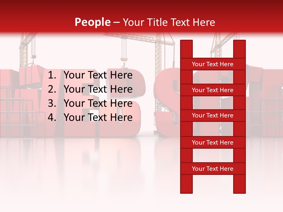 Internet Tower Built PowerPoint Template