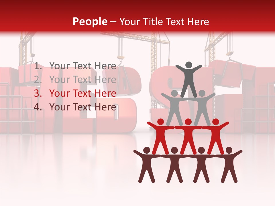 Internet Tower Built PowerPoint Template