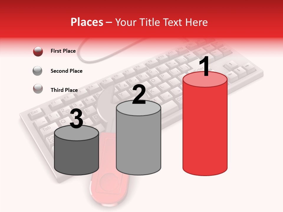 White Warranty Typing PowerPoint Template