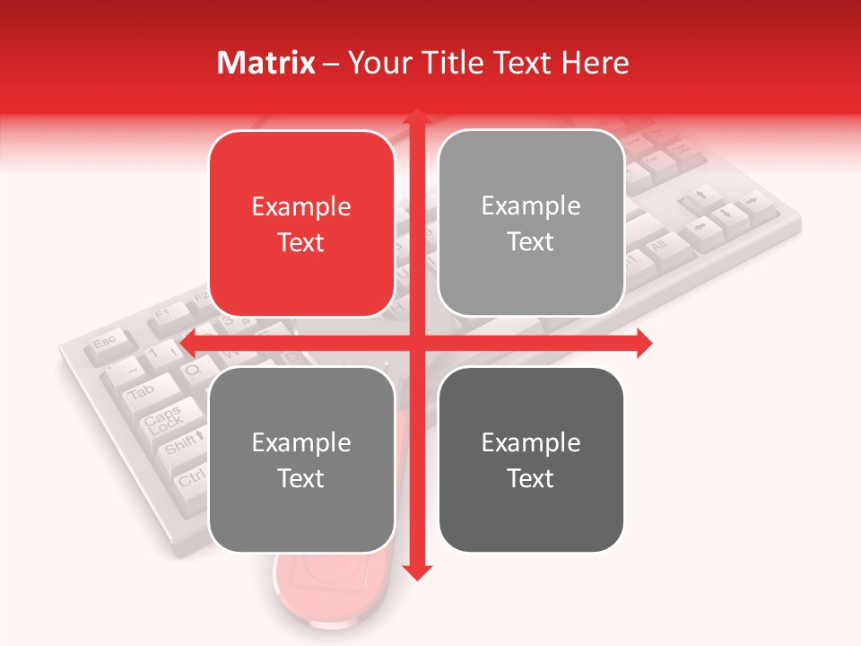 White Warranty Typing PowerPoint Template