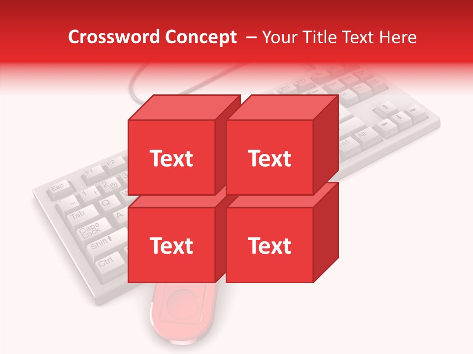 White Warranty Typing PowerPoint Template