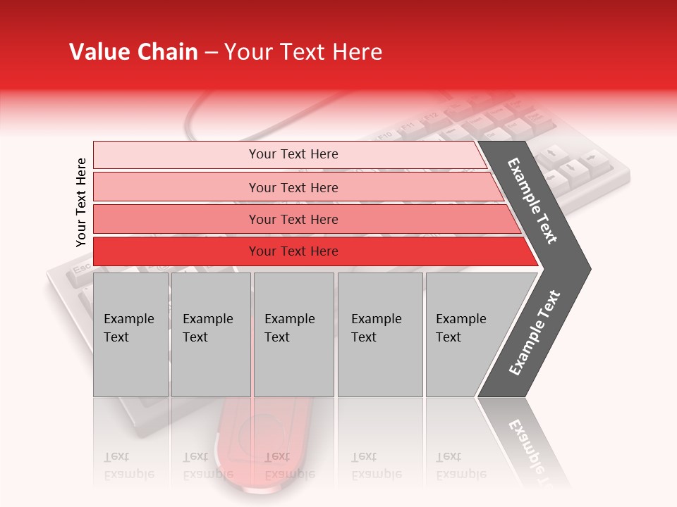White Warranty Typing PowerPoint Template