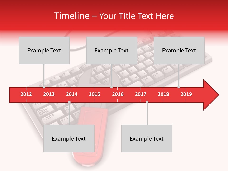 White Warranty Typing PowerPoint Template