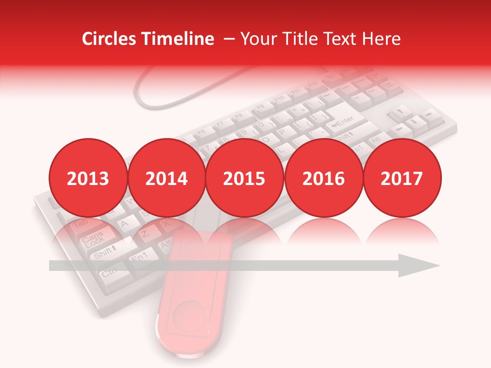 White Warranty Typing PowerPoint Template