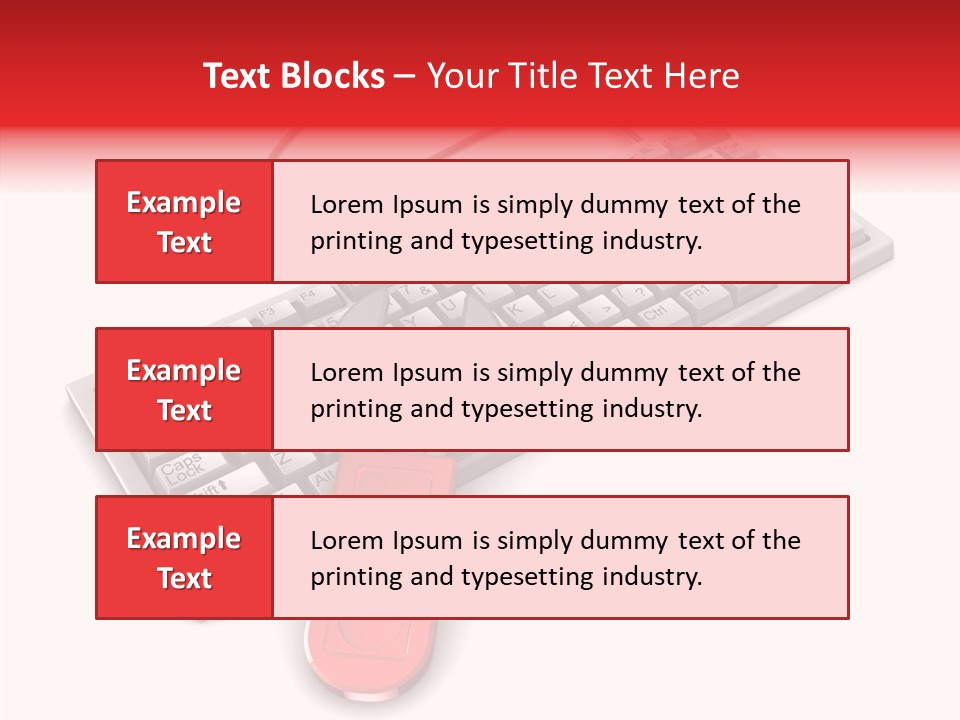 White Warranty Typing PowerPoint Template