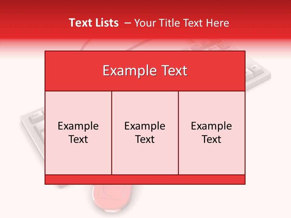 White Warranty Typing PowerPoint Template