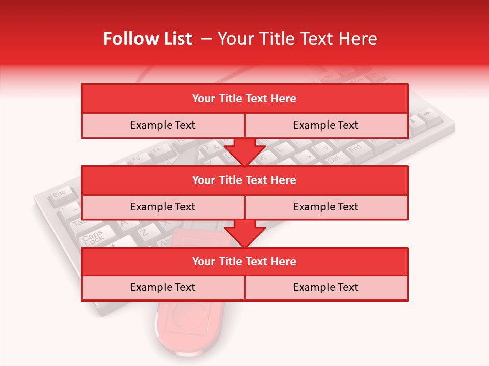 White Warranty Typing PowerPoint Template