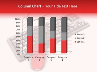 White Warranty Typing PowerPoint Template