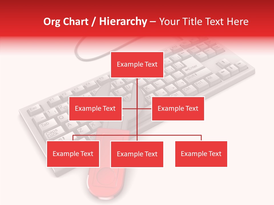 White Warranty Typing PowerPoint Template
