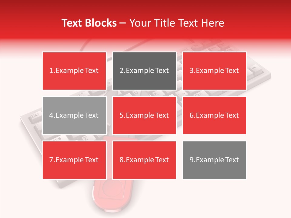 White Warranty Typing PowerPoint Template