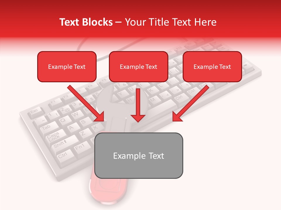White Warranty Typing PowerPoint Template