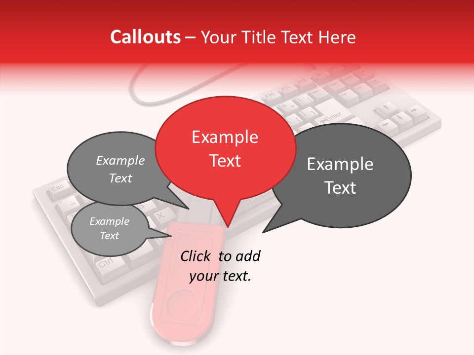 White Warranty Typing PowerPoint Template