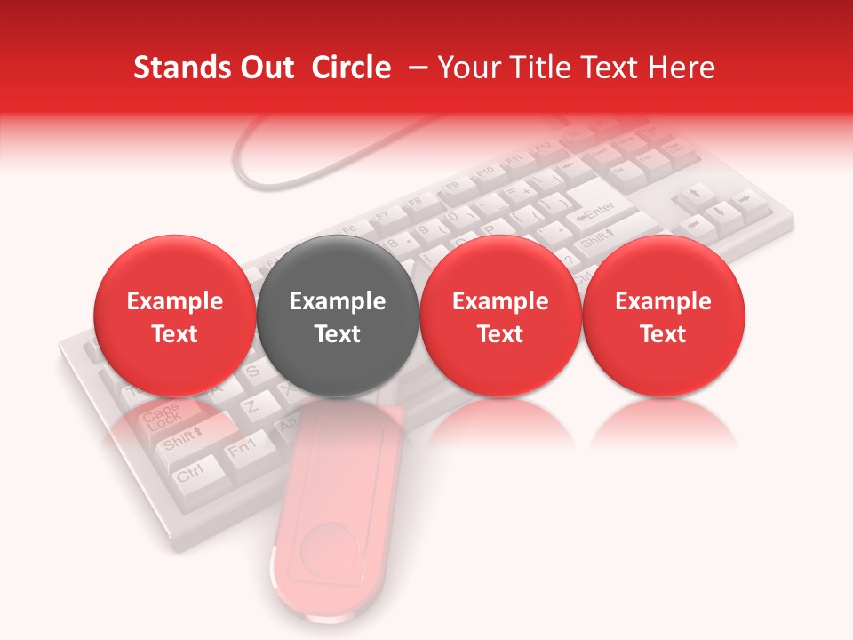 White Warranty Typing PowerPoint Template