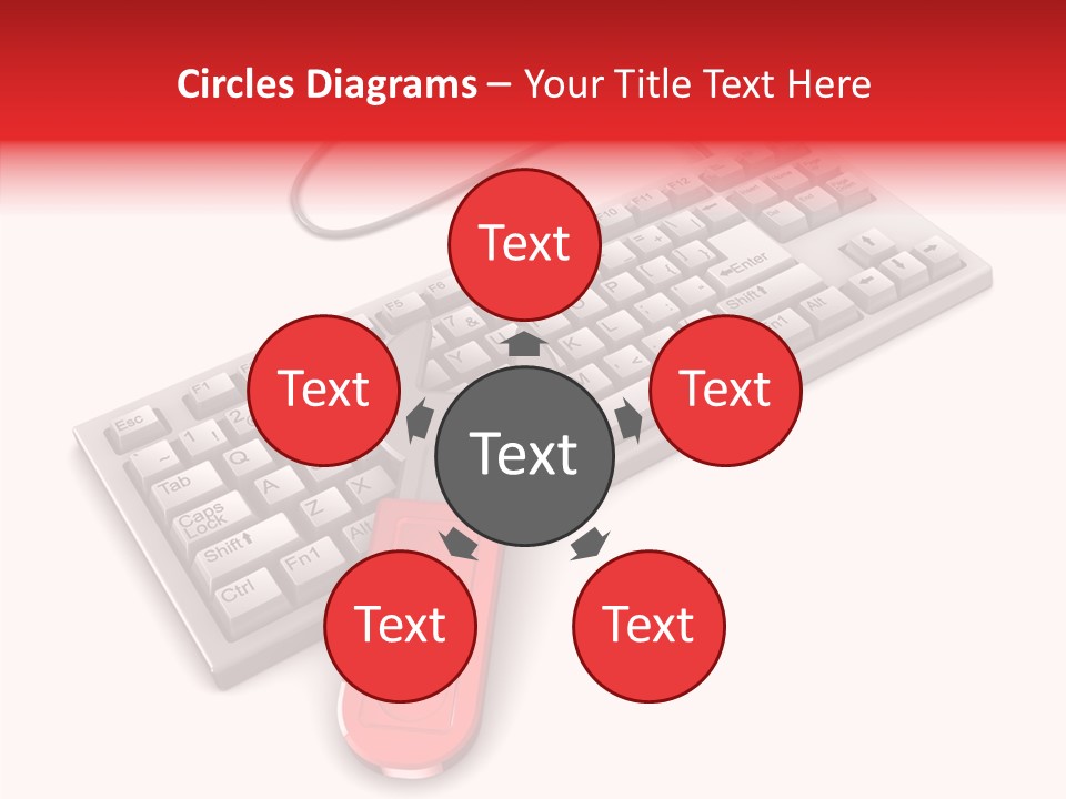White Warranty Typing PowerPoint Template