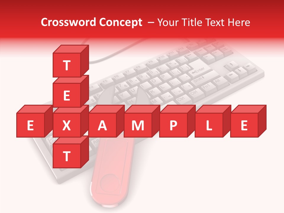 White Warranty Typing PowerPoint Template