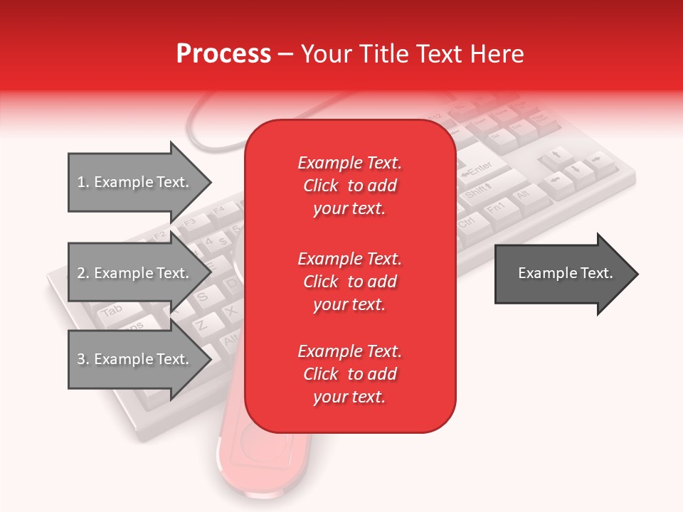White Warranty Typing PowerPoint Template