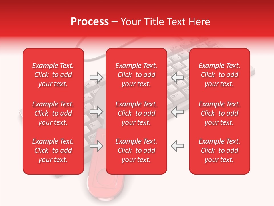 White Warranty Typing PowerPoint Template