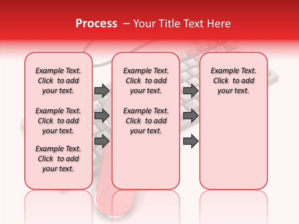 White Warranty Typing PowerPoint Template
