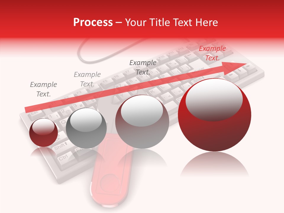 White Warranty Typing PowerPoint Template