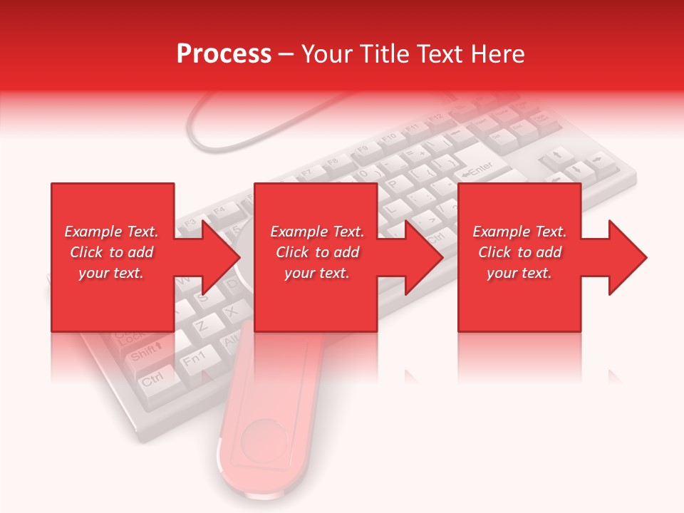White Warranty Typing PowerPoint Template
