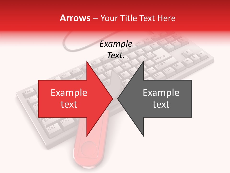 White Warranty Typing PowerPoint Template