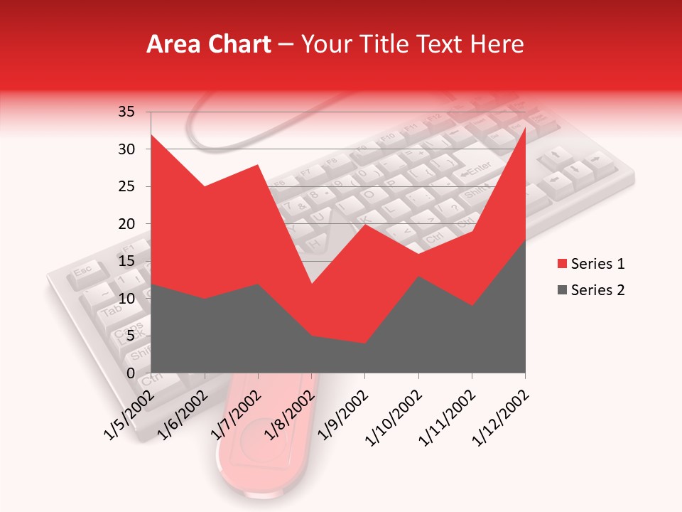 White Warranty Typing PowerPoint Template