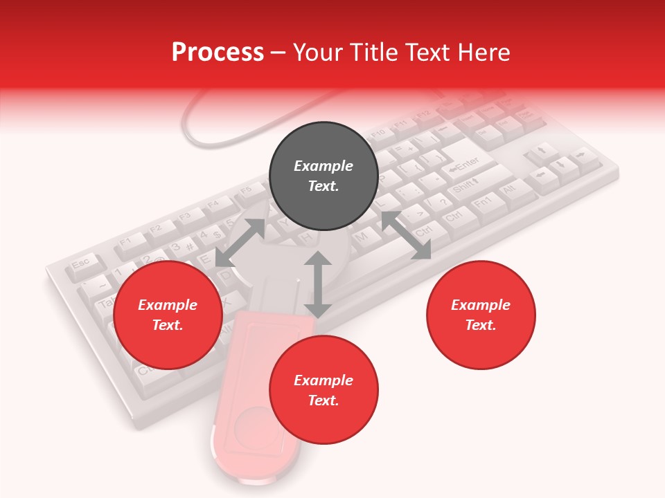 White Warranty Typing PowerPoint Template