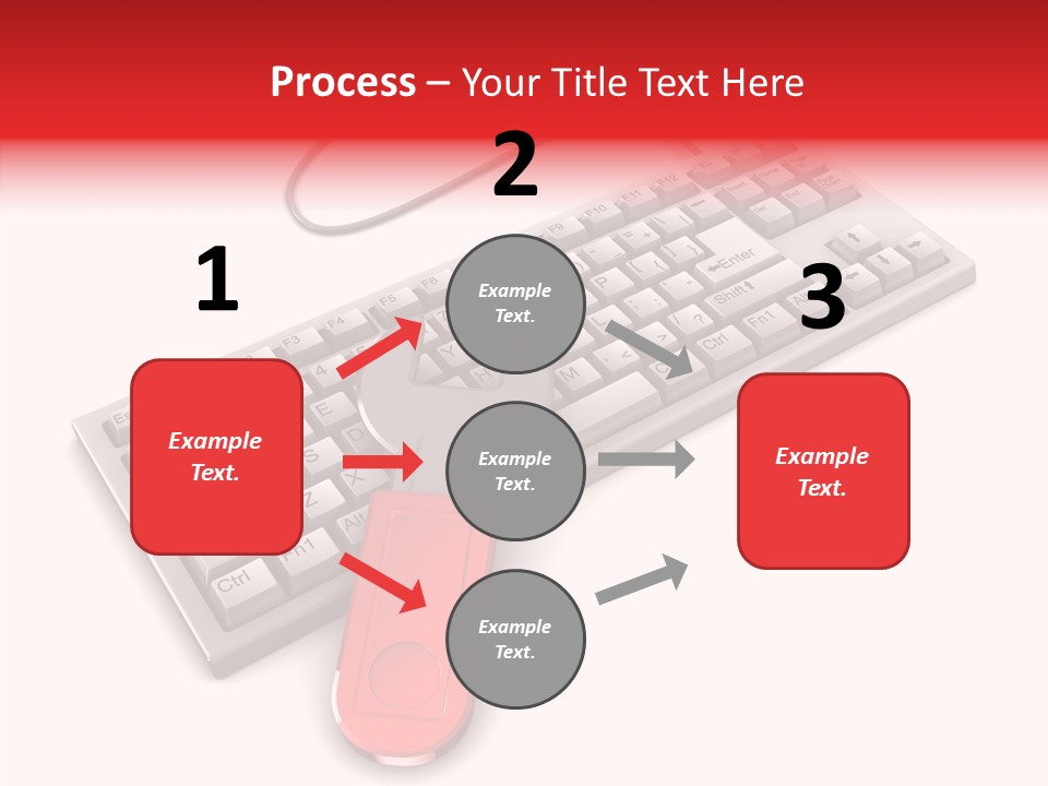 White Warranty Typing PowerPoint Template
